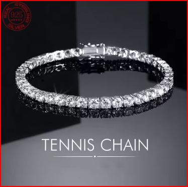 Factory price 925 silver plated 18K gold 4A grade Zircon tennis bracelet for men and women fashion personality exquisite jewelry