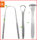 Premium 1pcs/3pcs Metal Tongue Scraper Cleaner for Adults & Kids, Portable Stainless Steel Tongue Scrapers Brushes for Removing