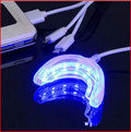 Teeth Whitening Accelerator Smart LED Blue Light Portable USB/iPhone/Android Charging Device Teeth Whitener Light Gum Tray