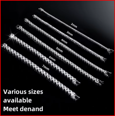 Factory price 925 silver plated 18K gold 4A grade Zircon tennis bracelet for men and women fashion personality exquisite jewelry
