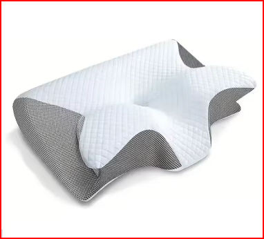 Butterfly Shape Slow Rebound Pillow Memory Foam Cervical Pillow Ergonomic Contour Orthopedic Pillow Neck Pain Support Pillows